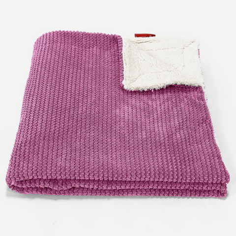 Pink throw