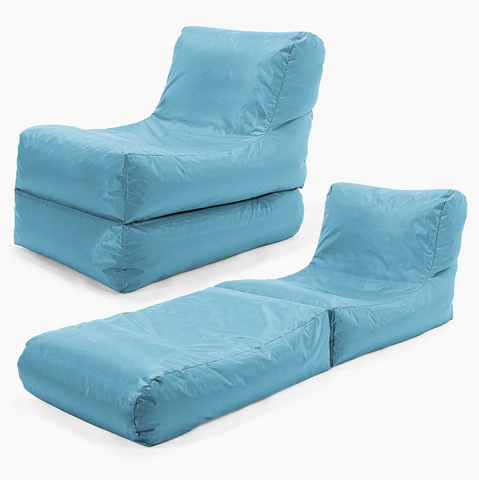 Outdppr 2-in-1 garden sun lounger bean bag