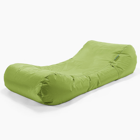 Outdoor bean bag sun lounger