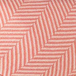 100% Coton Chevrons Corail