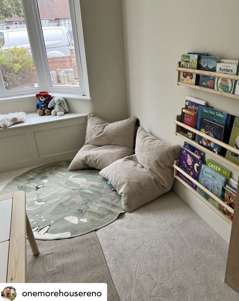 bean bag reading nook