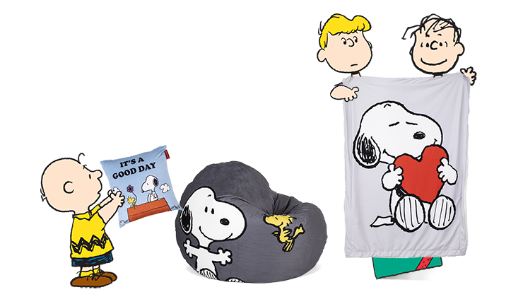 Charlie Brown, Snoopy, Linus and Schroeder