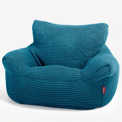 Blue bean bag