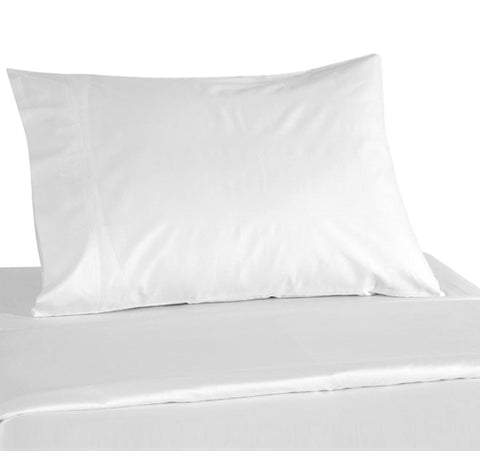 Classic Weave 185GSM Cotton Standard Pillowcase Pair White