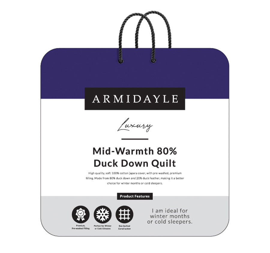 Armidayle - Duck Down All Seasons 80% Quilt Range