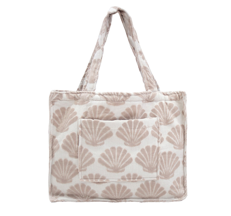 shell beach bag