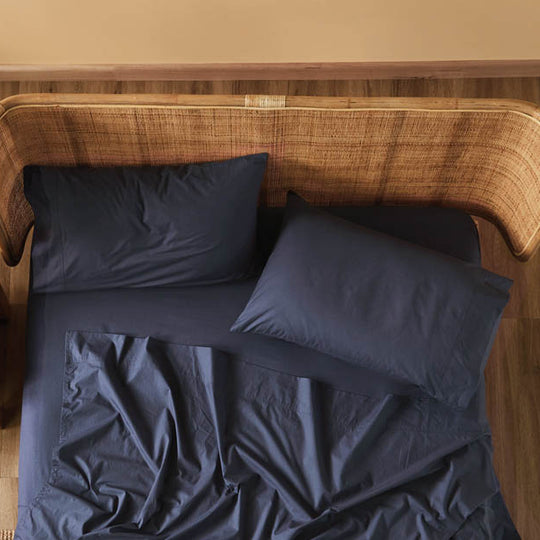 Linen House Lifestyle - Terra Standard Pillowcase Pair Midnight