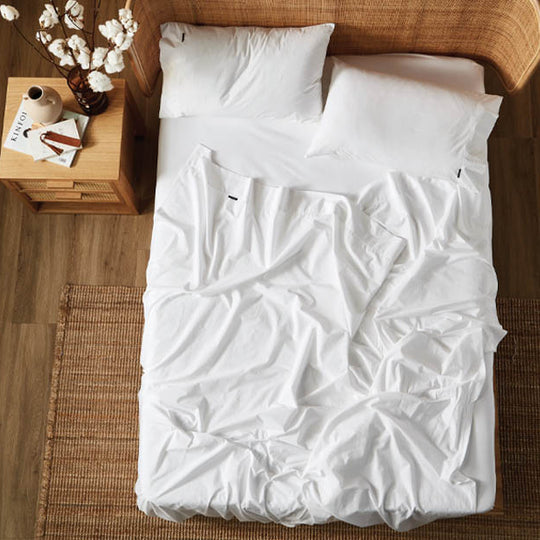 Linen House Lifestyle - Terra Mega Sheet Set Range White