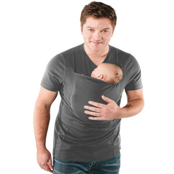 kangaroo pouch shirt for dads