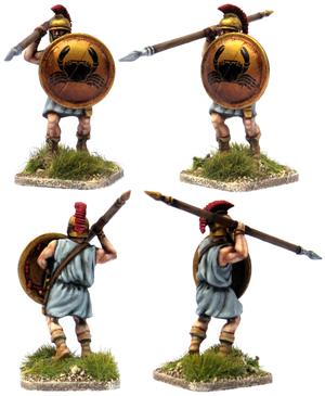 Greek Unarmoured Hoplites and archers (56)