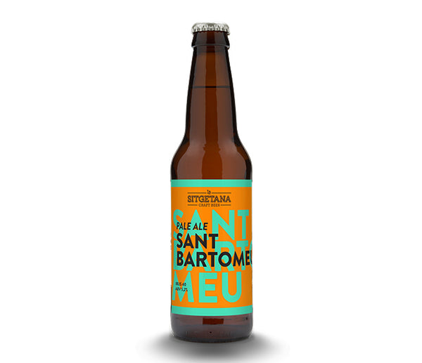 La Sitgetana Sant Bartomeu Pale Ale 33 cl. / caja 12 unidades - La Sitgetana