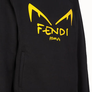 fendi yellow eyes jumper