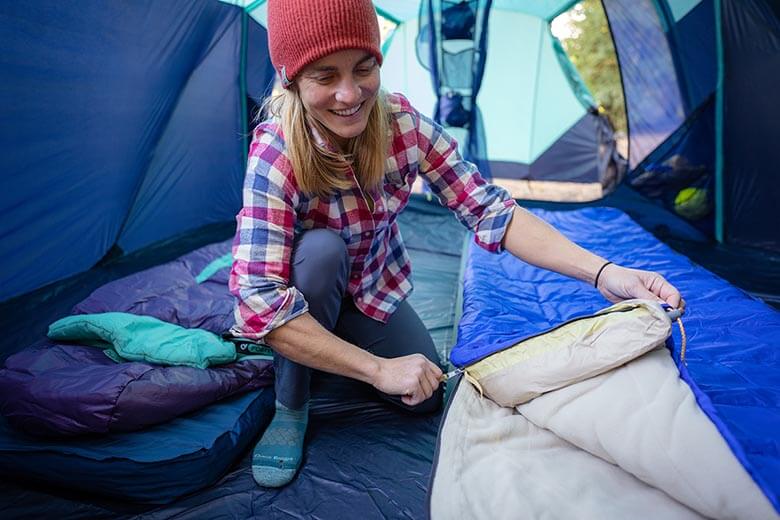 sleeping bag or blanket