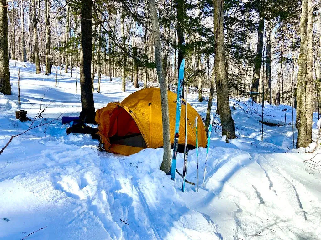 winter camping activities