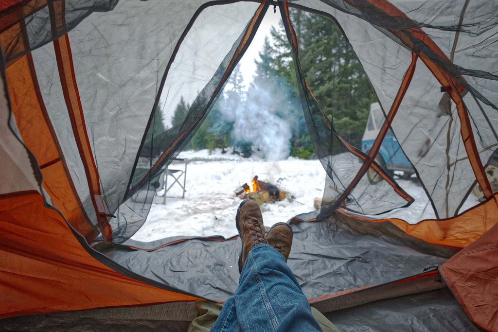 how to heat a tent safely