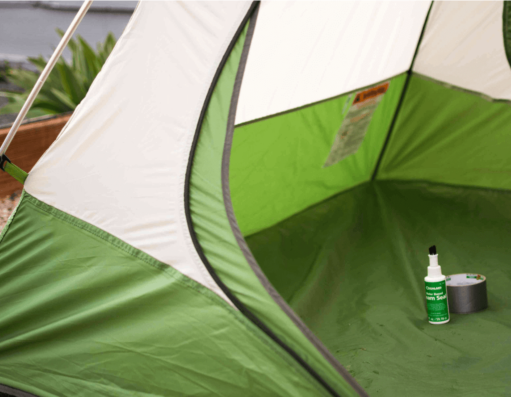how to clean a tent with mold