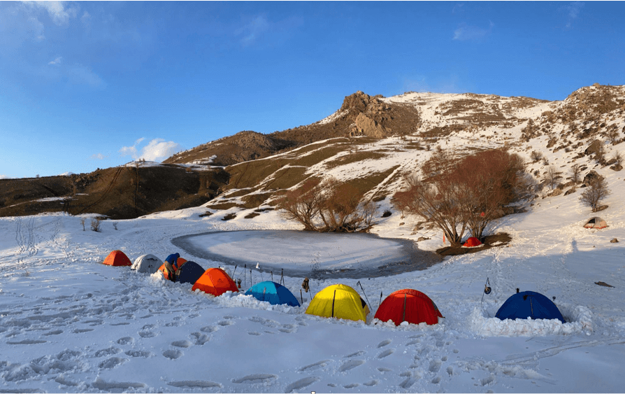 backpacking tent winter,