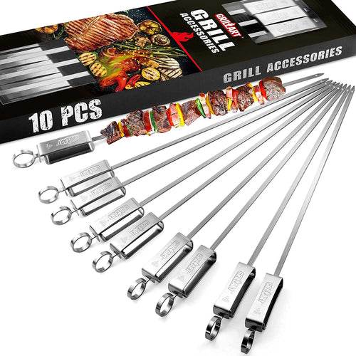 POLIGO 19PCS Barbecue Grill Utensils Kit Stainless Steel BBQ Grill