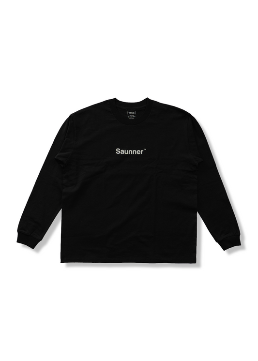 Saunner ™ Logo Long Sleeve Tee - Gray – SHOP [TTNE]