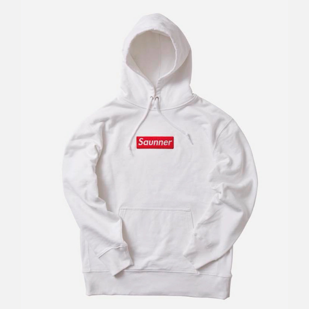 supreme jumper white and red