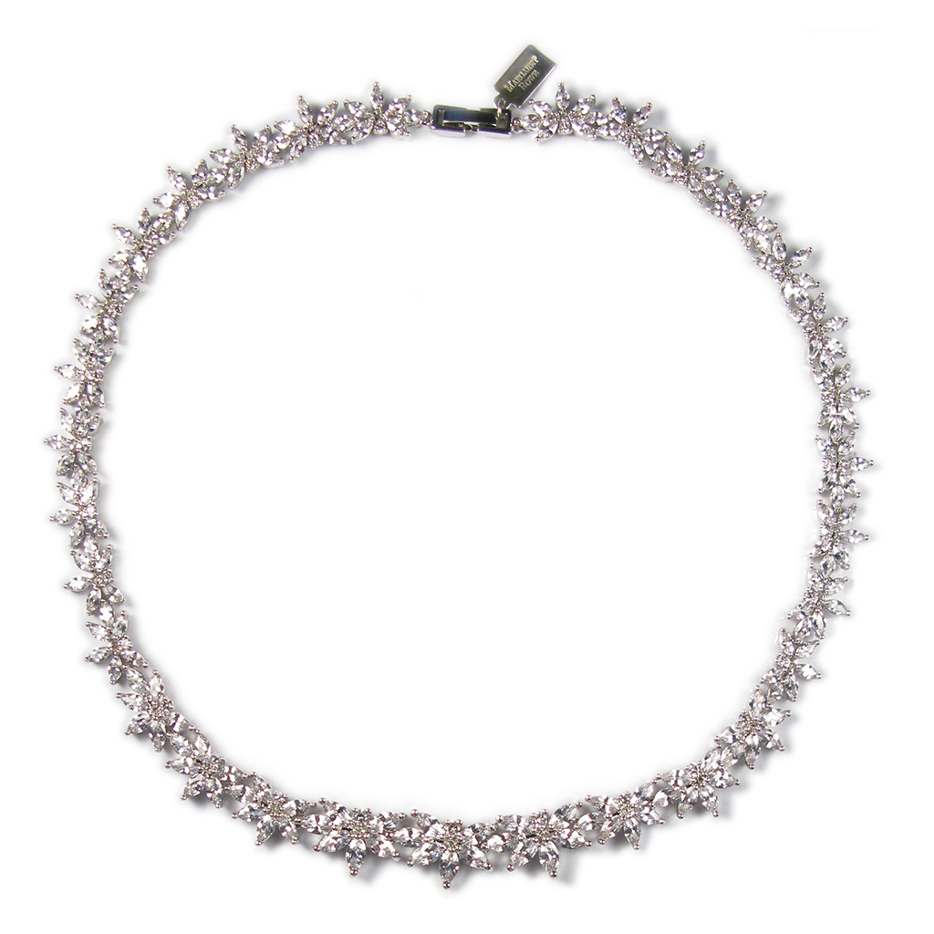 Margaret Rowe Couture Marquise Leaf Diamontage™ Necklace