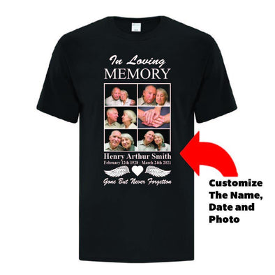 Custom In Loving Memory Shirts, Custom T-Shirts