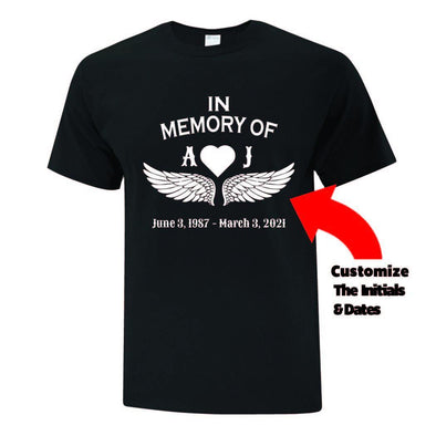 In Loving Memory Picture T-Shirt – Custom T Shirts Canada by Printwell