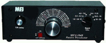 MFJ-1040C,TRANSCEIVER PRESELECTOR, 1.8 MHz TO 54 MHz | MFJ