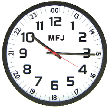 MFJ-112B, CLOCK, DELUXE WORLD MAP | MFJ Enterprises Inc