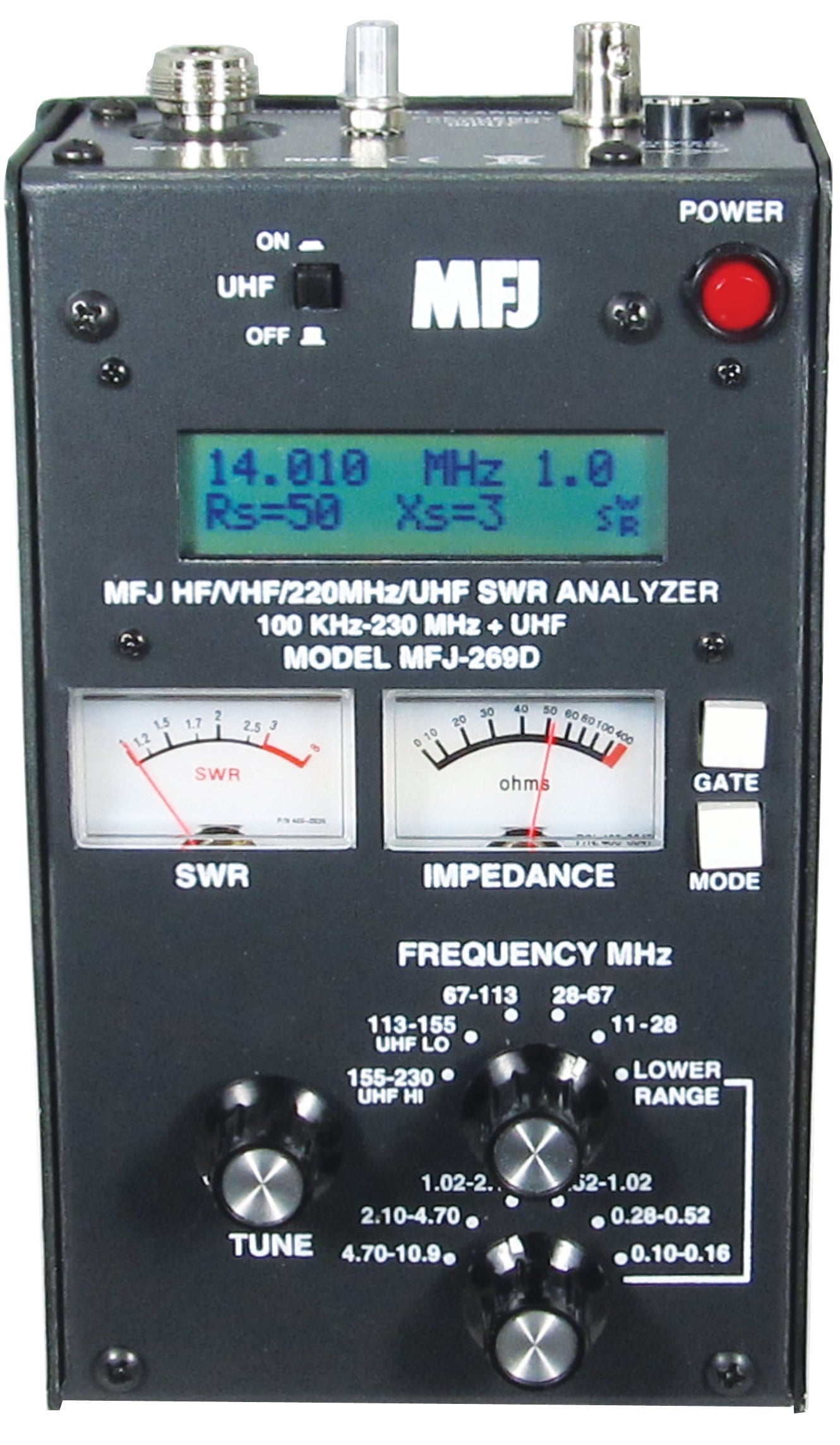 動作確認 MFJ-259B HF VHF SWRアナライザー 1.8 ～ 170 アマチュア無線