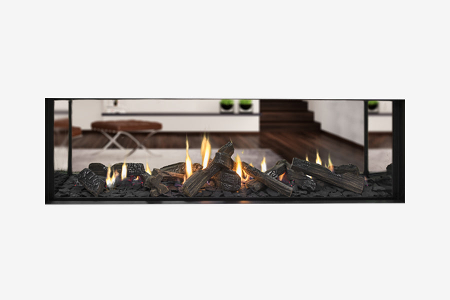 Escea DS1400 Double Sided Gas Fireplace – Wellington Fireplace Studio