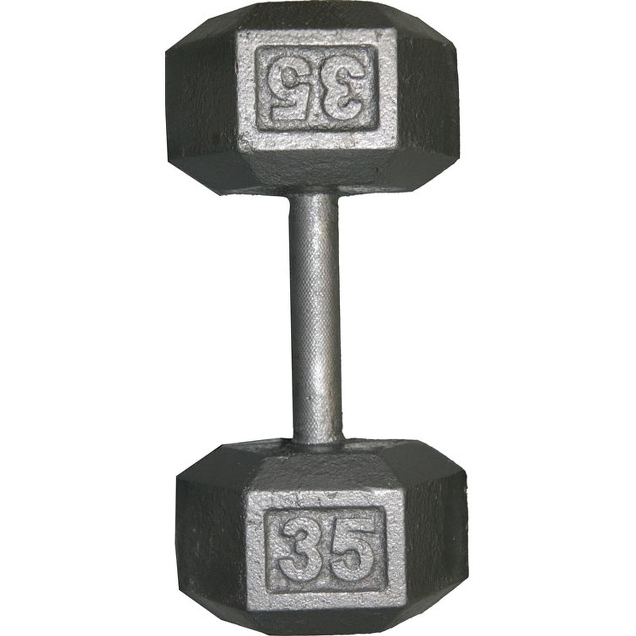 York 35 lb Hex Dumbells