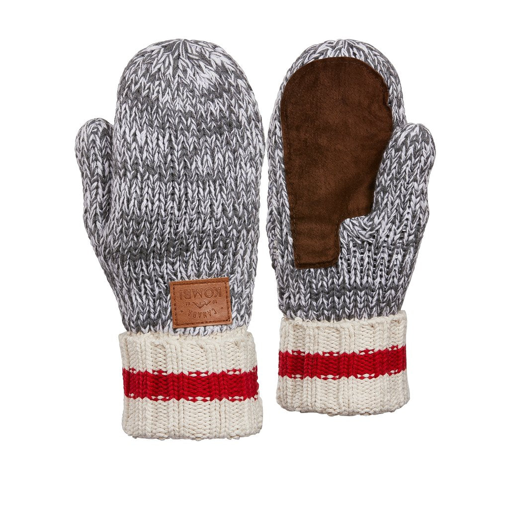 Kombi Ladies Camp Grey Winter Mitts