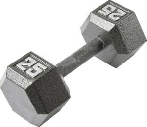 York 25 lb Hex Dumbells