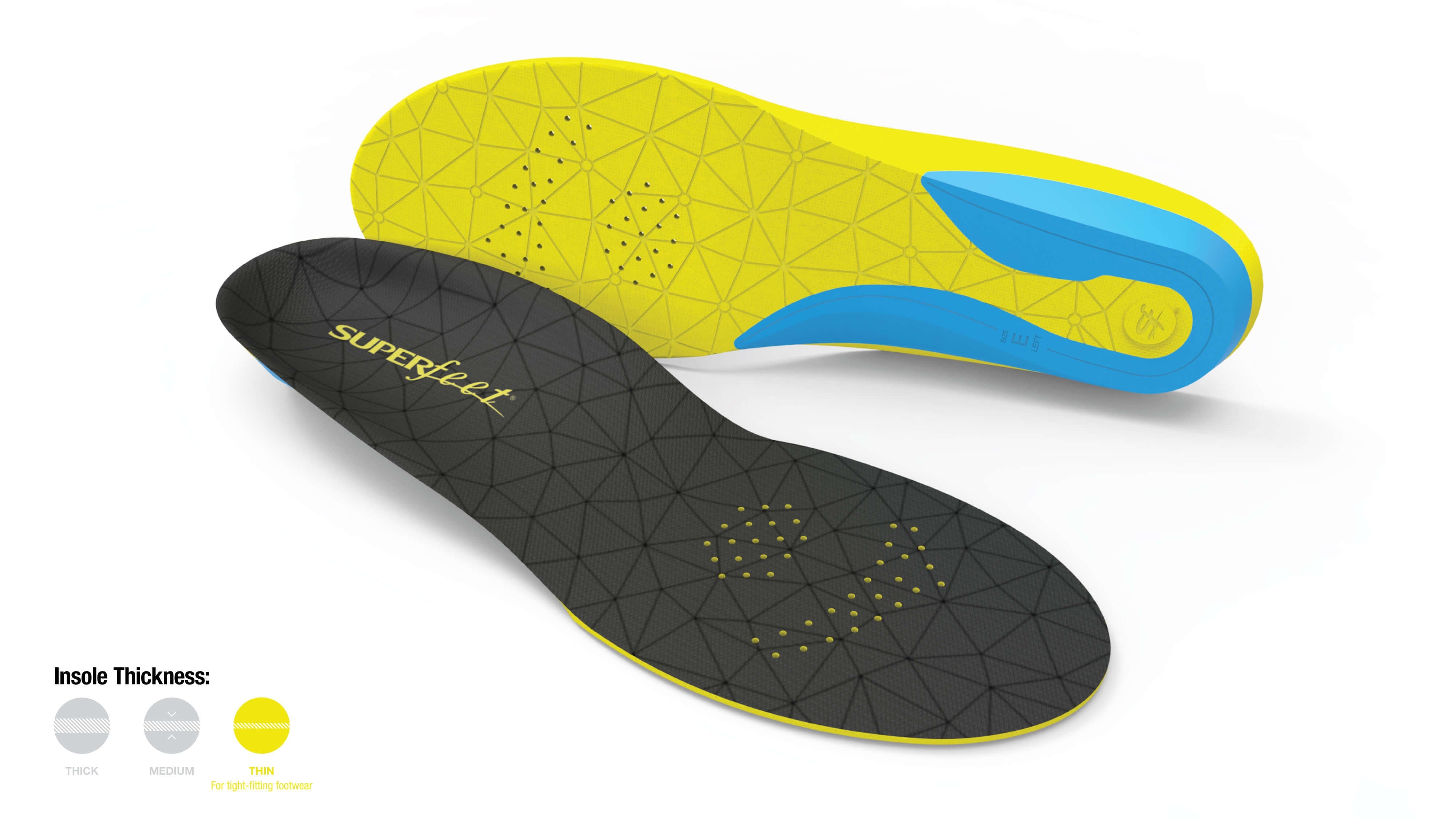 Superfeet Flex thin Dynamic Comfort Insoles