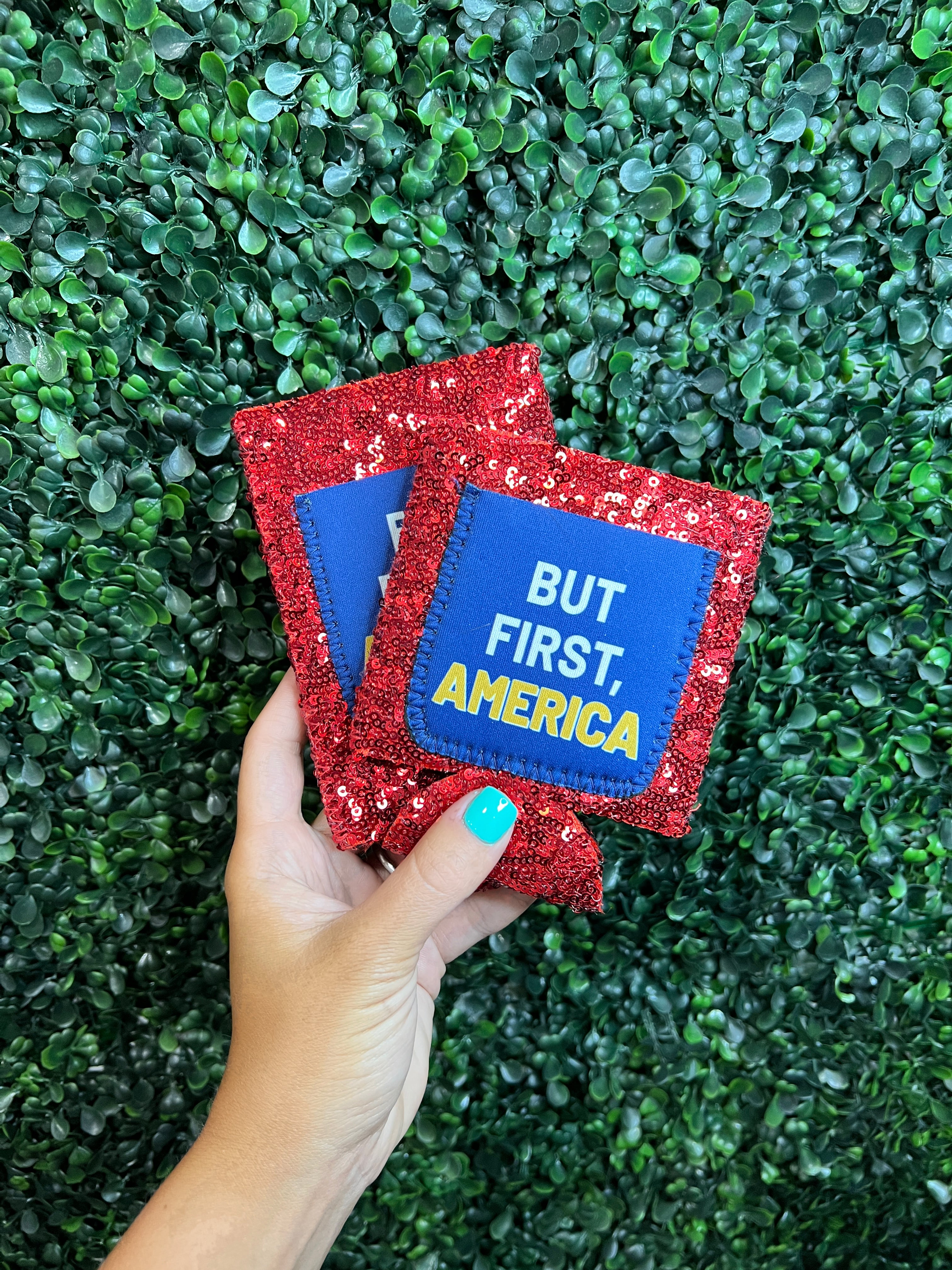 But First, America Koozie