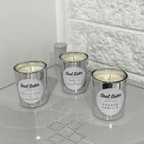 The Vanilla Collection | Pure Soy Wax Silver Candle Set
