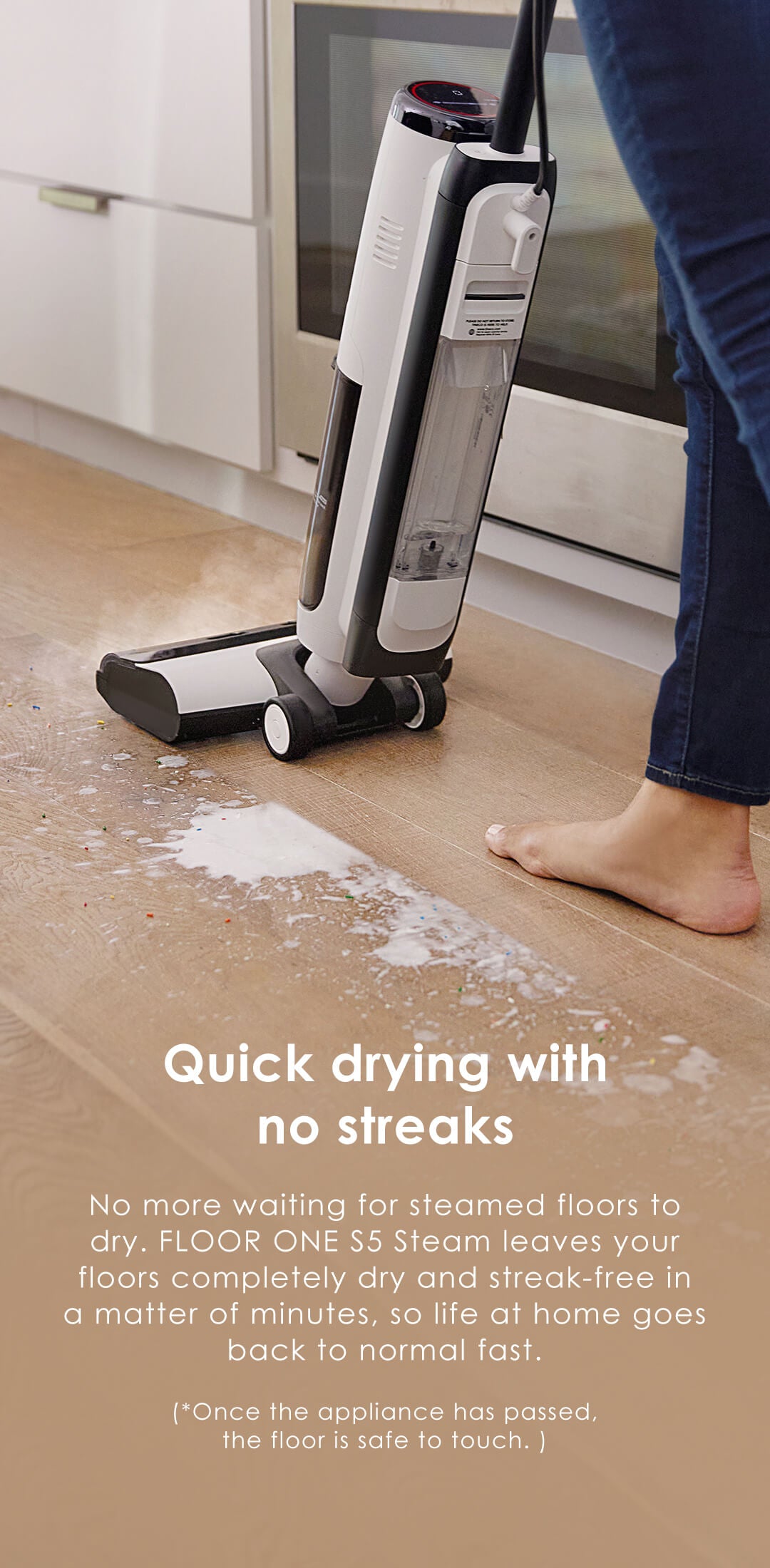 Tineco Floor One S5 Steam Smart Wet Dry Vacuum with Steam Mop