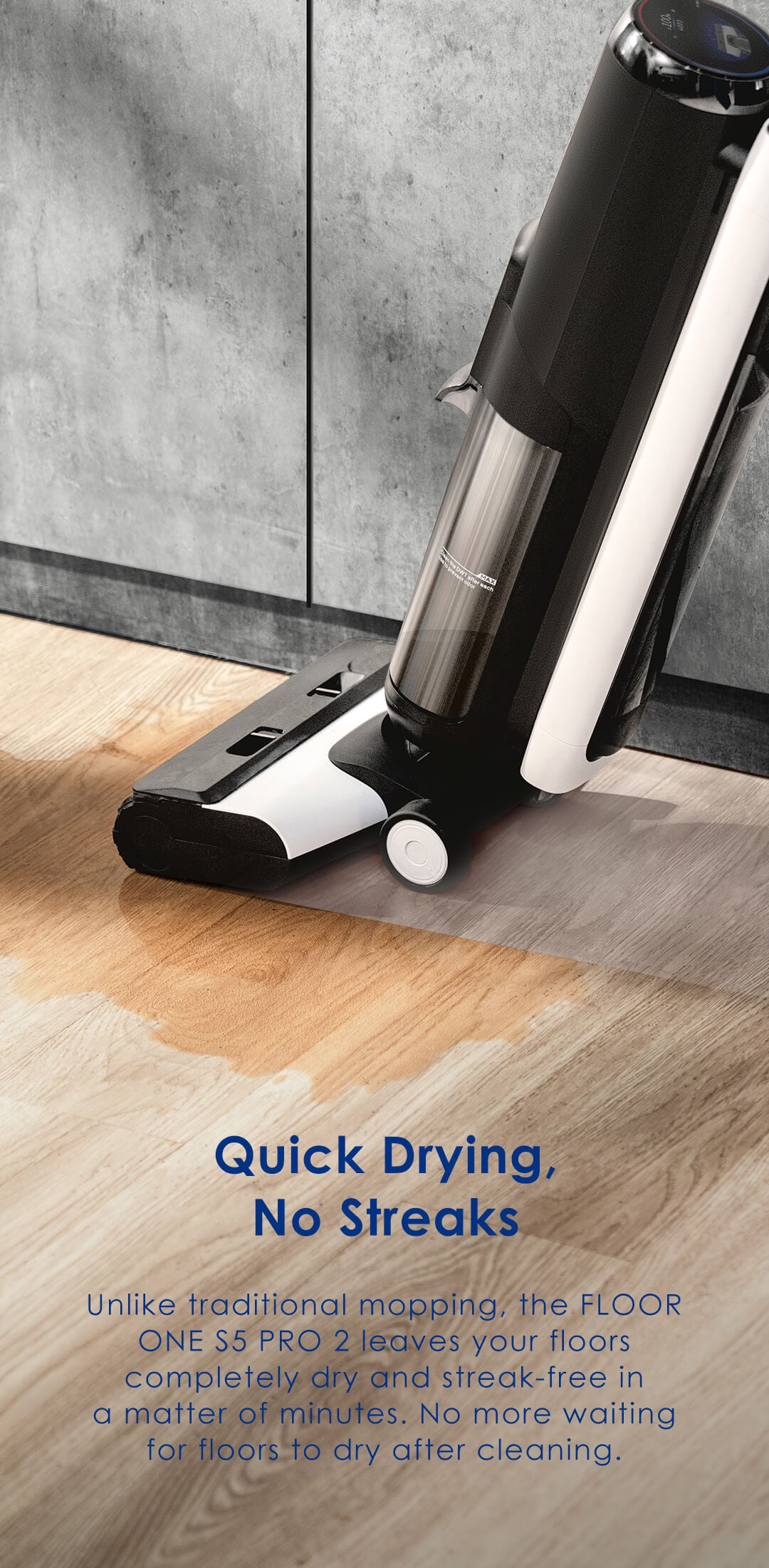 Tineco FLOOR ONE S5 PRO 2: Smart Cordless Wet Dry Vacuum Cleaner