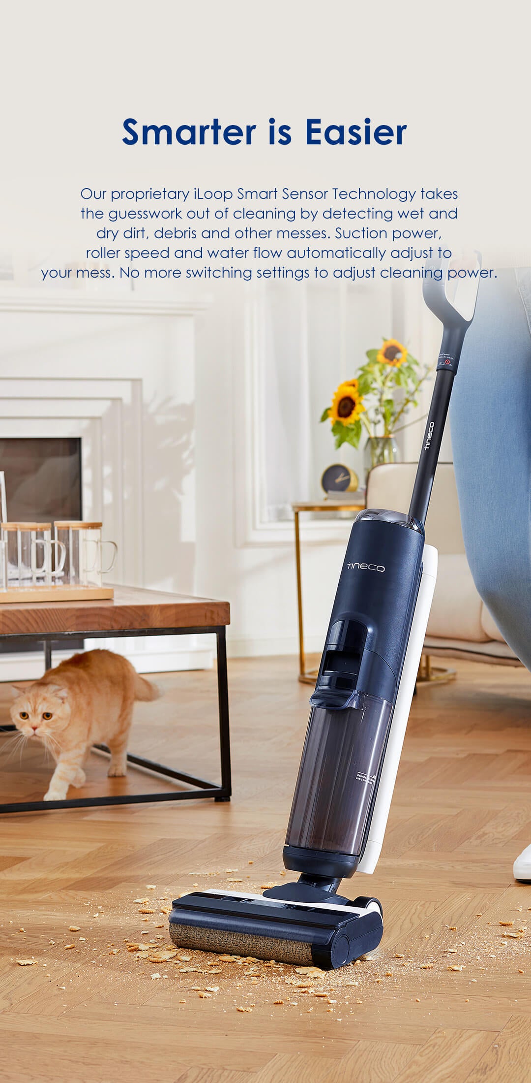 Tineco FLOOR ONE S5 COMBO Smart Wet Dry Vacuum Cleaner