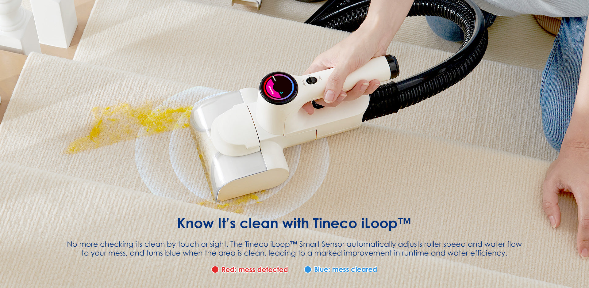 Tineco CARPET ONE Spot - Limpiador de tapicería inalámbrico y solución de  limpieza de alfombras, 33.8 onzas