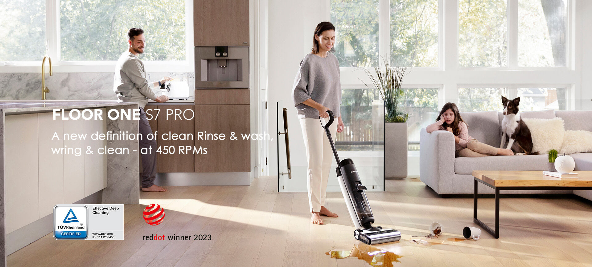 Tineco S7 PRO wet dry vacuum cleaner