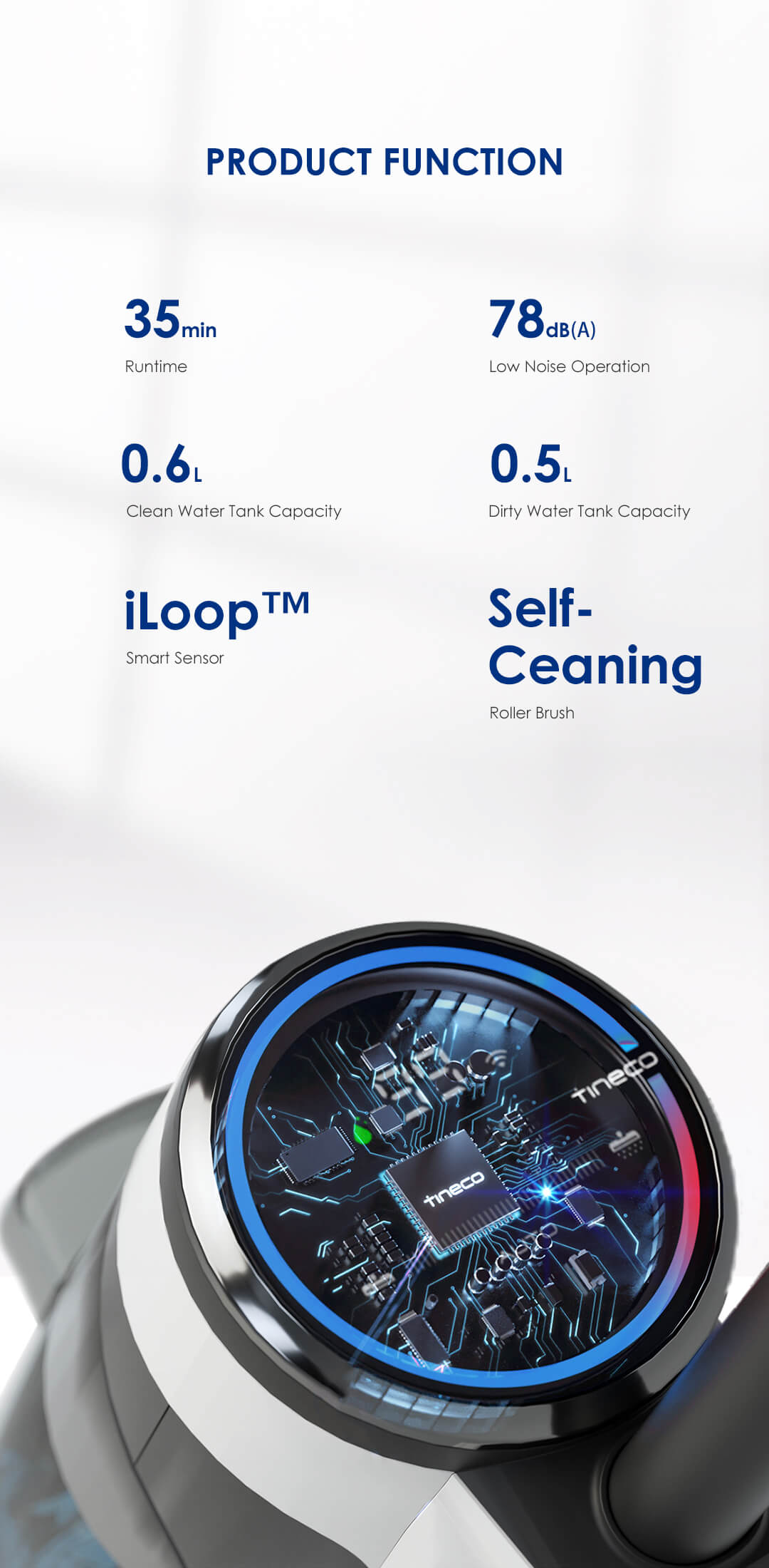 Rent to Own Tineco Tineco - Floor One S3 Extreme – 3 in 1 Mop, Vacuum &  Self Cleaning Smart Floor Washer with iLoop Smart Sensor - Blue at Aaron's  today!