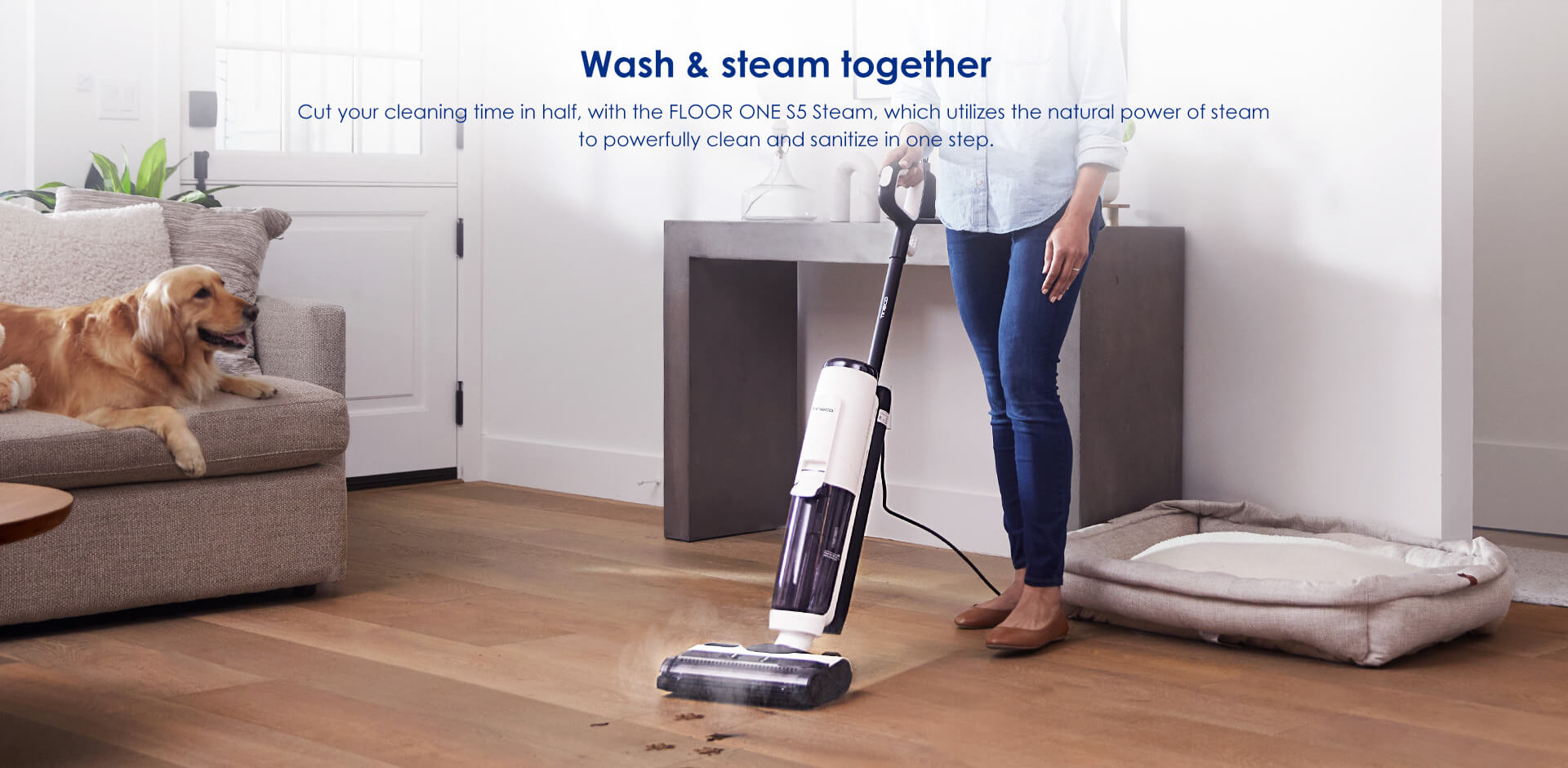 Tineco Floor One S5 Steam Cleaner Wet Dry Vacuum All-in-one (SW100400US)  for sale online