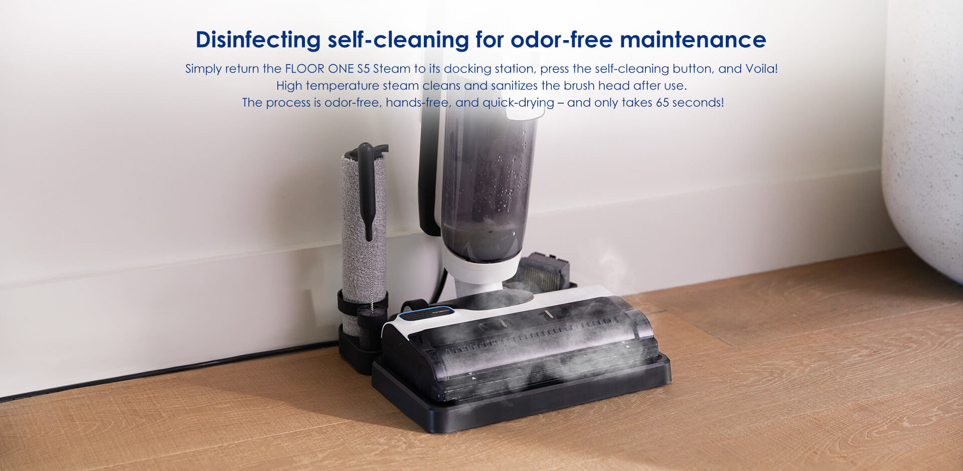 Tineco FLOOR ONE S5 Steam Cleaner Wet Dry Vacuum All-in-one, Hardwood –  DeerFamy