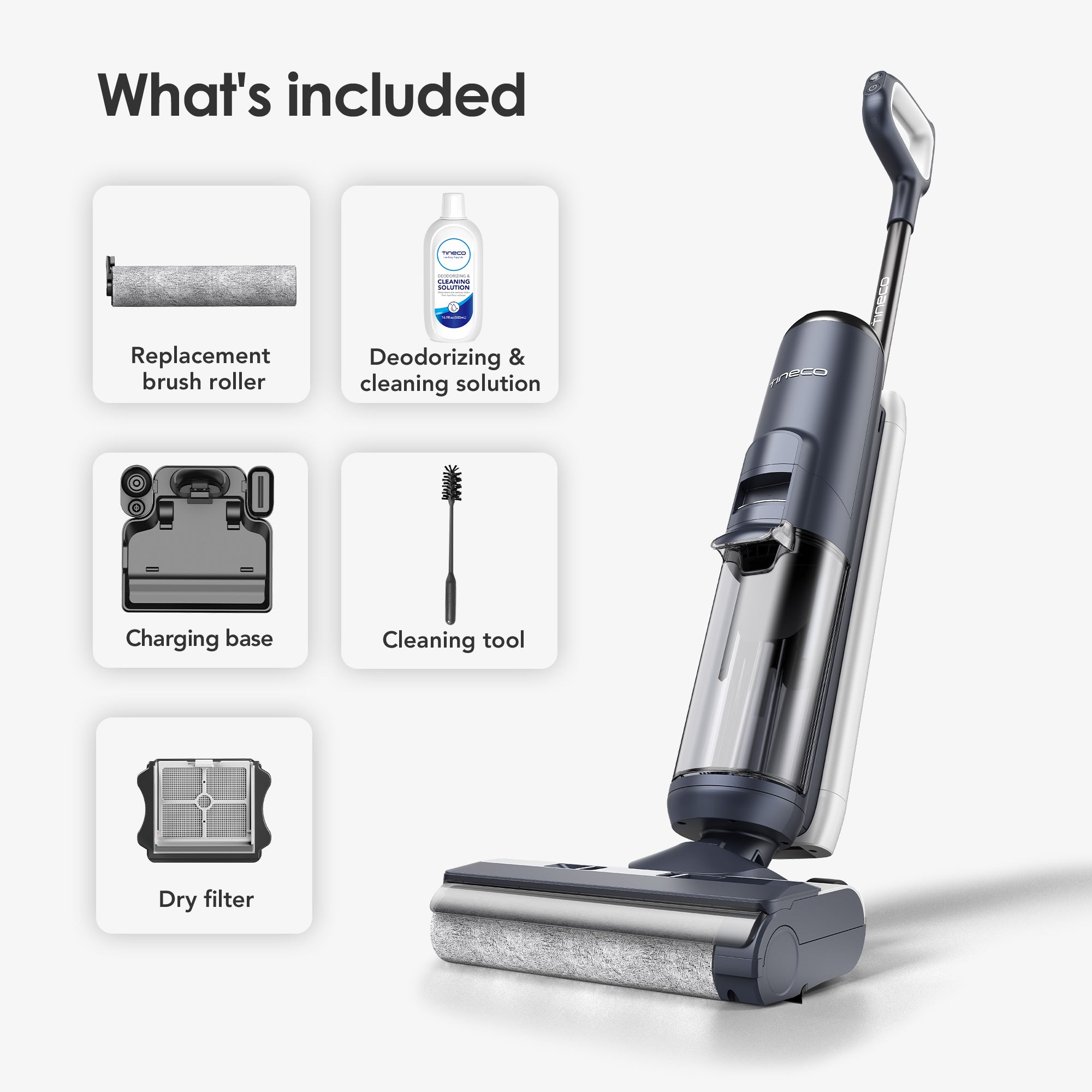 Tineco FLOOR ONE S5 PRO 2 Smart Wet Dry Vacuum Cleaner - Tineco US