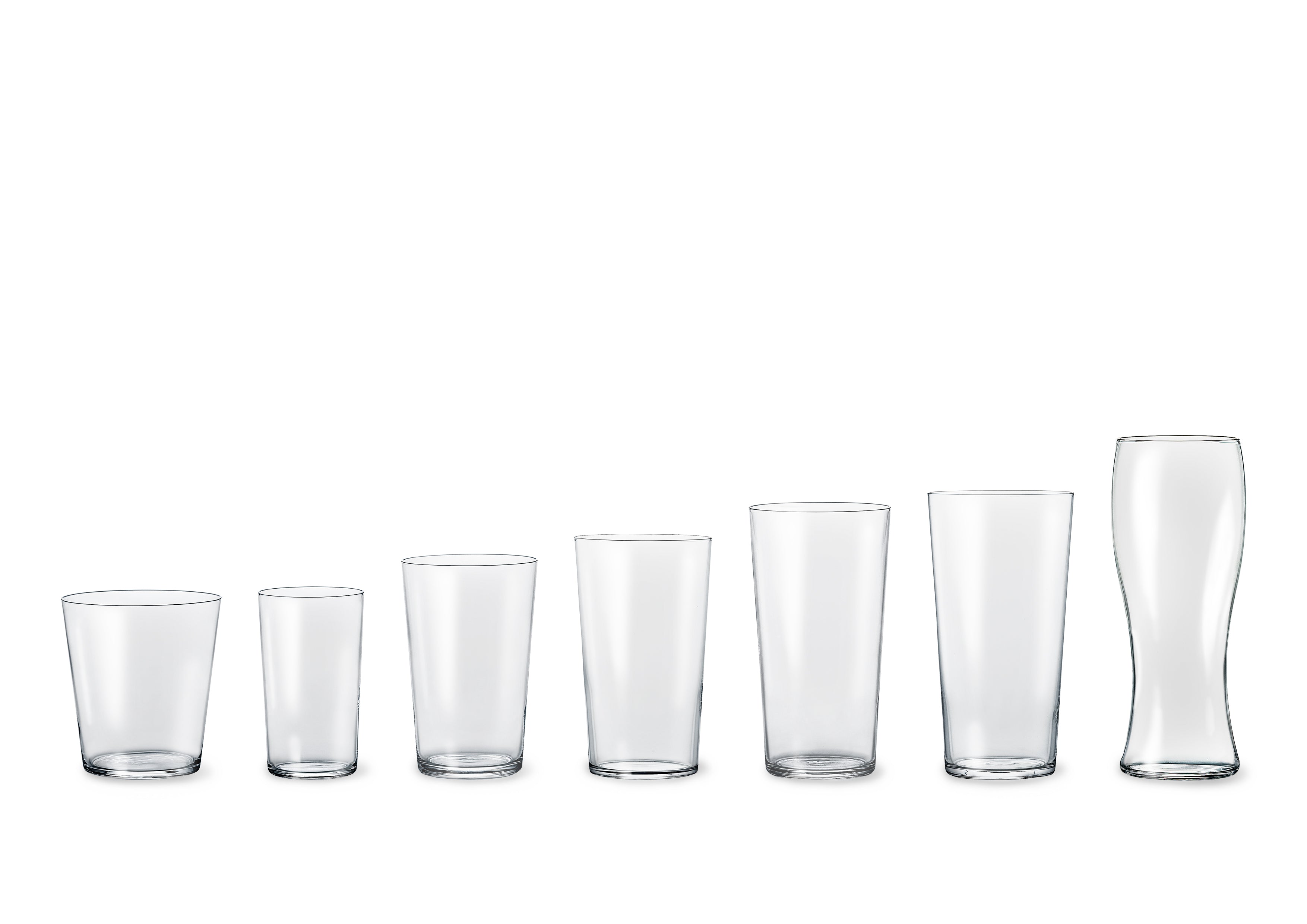 Toyo Sasaki Curved Glass Tumbler 16 oz (Set of 6) – Heath Ceramics