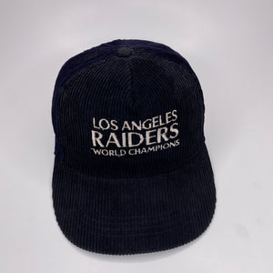 los angeles raiders corduroy hat