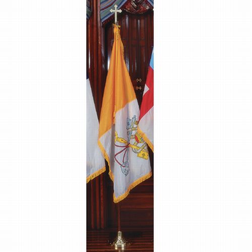 Deluxe Papal/Vatican Presentation Set With 8' Pole