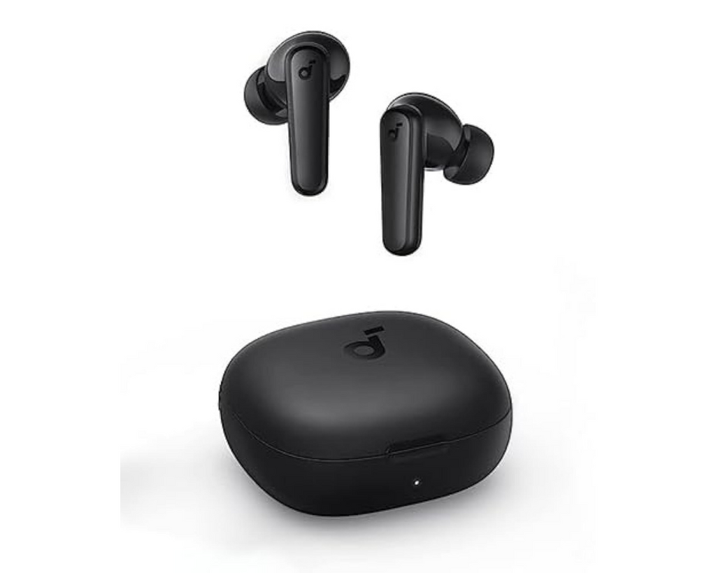 soundcore by Anker Liberty 4 NC Wireless Noise Cancelling Earbuds, 98.5%  Noise Reduction, Adaptive Noise Cancelling to Ears and Environment, Hi-Res  Sound, 50H Battery, Wireless Charging, Bluetooth 5.3 